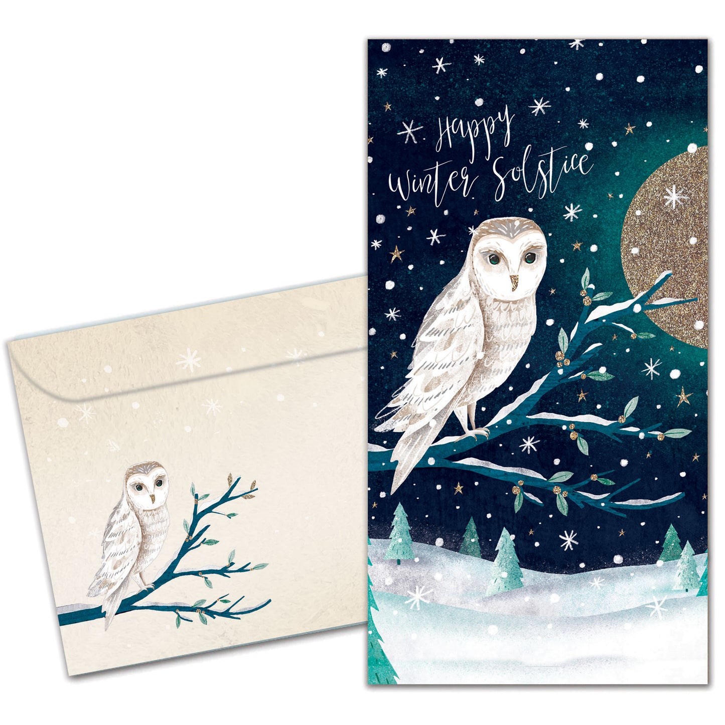 Solstice Owl Money Holder Card