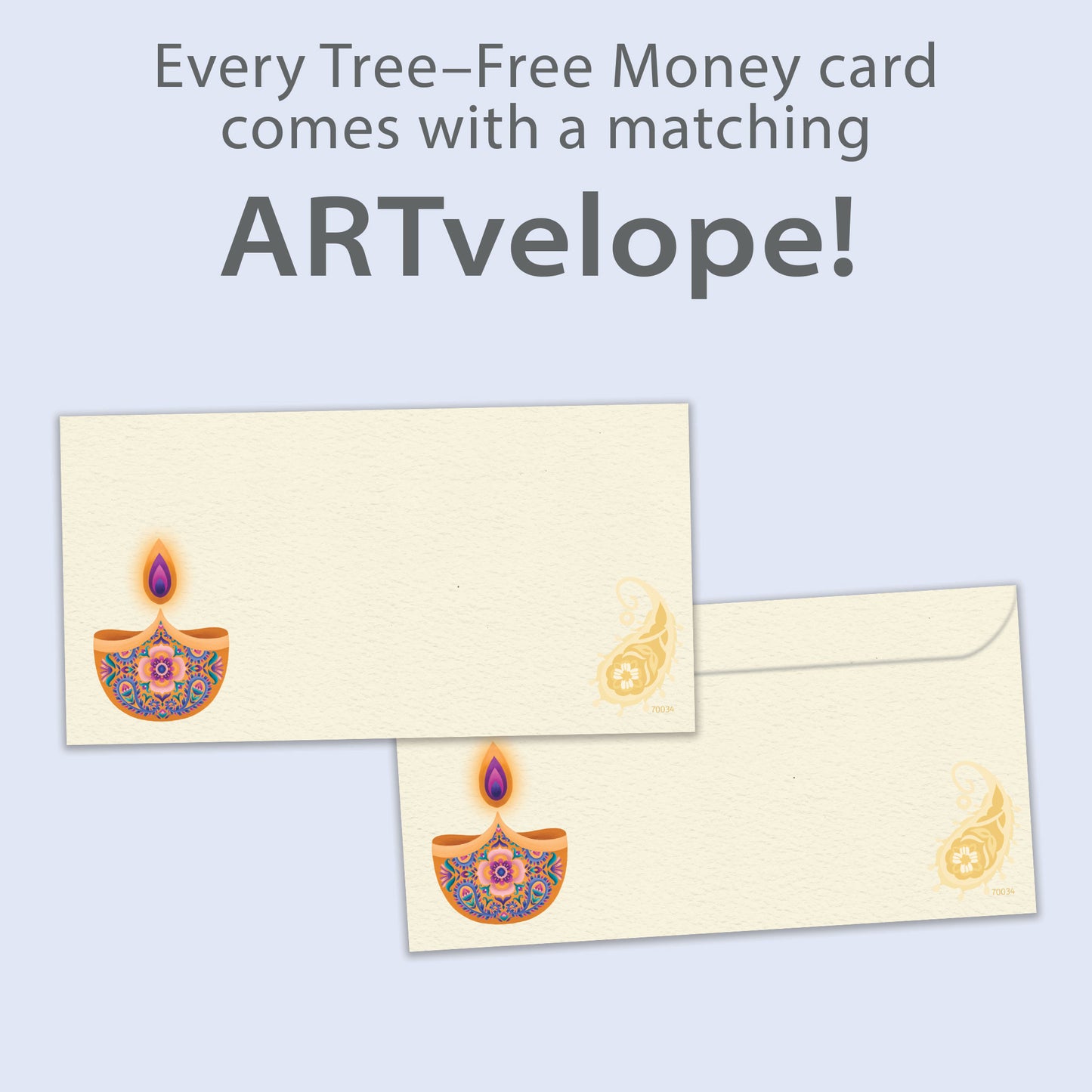 Sending Bright Wishes Diwali Money Holder Card