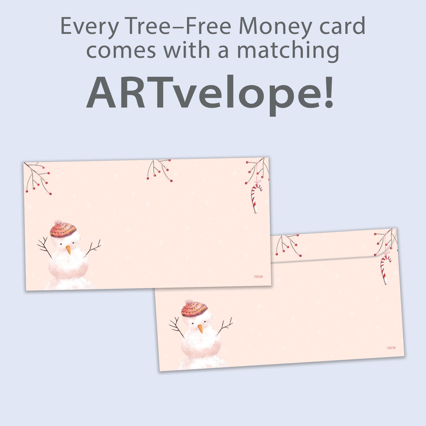 Comfort Joy Snowman Holiday Money Holder Card