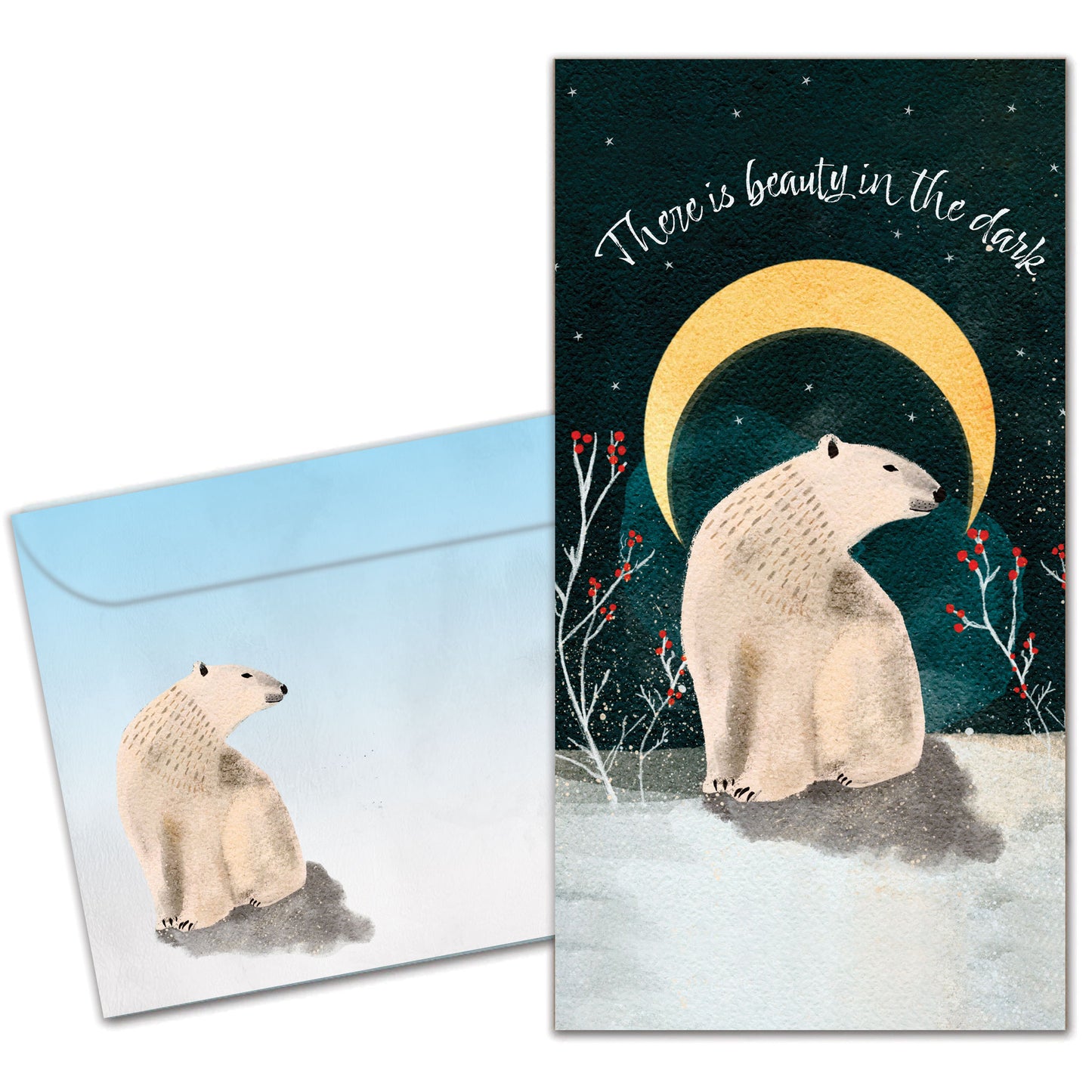 Peace and Quiet Solstice Money Holder Card