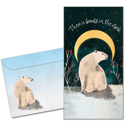 Peace and Quiet Solstice Money Holder Card