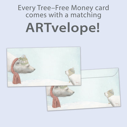 Peace Love Joy Holiday Money Holder Card
