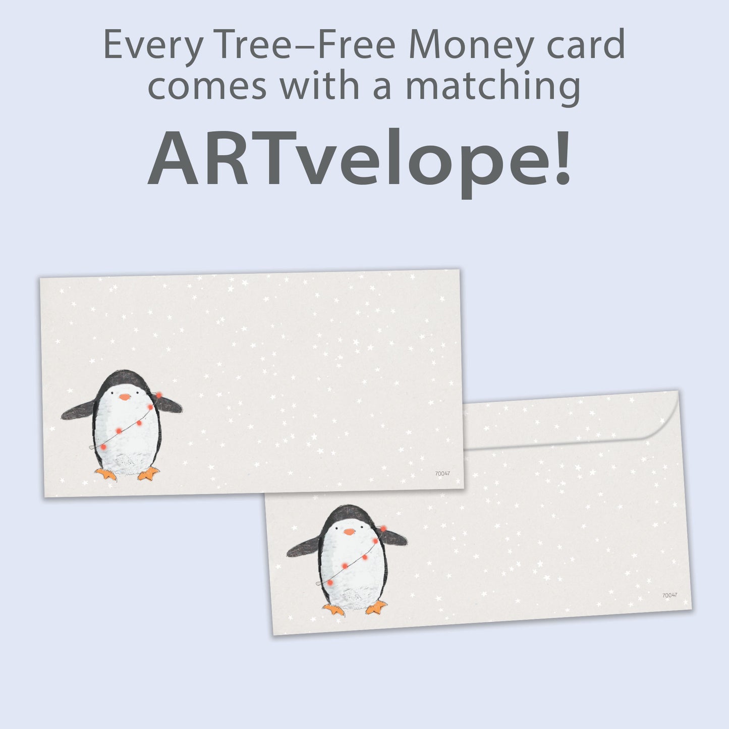 Penguin Pile Christmas Money Holder Card