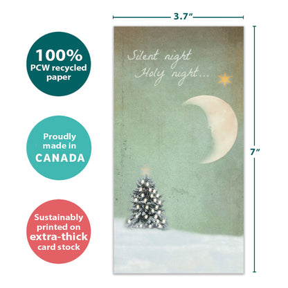 Holy Night Christmas Money Holder Card