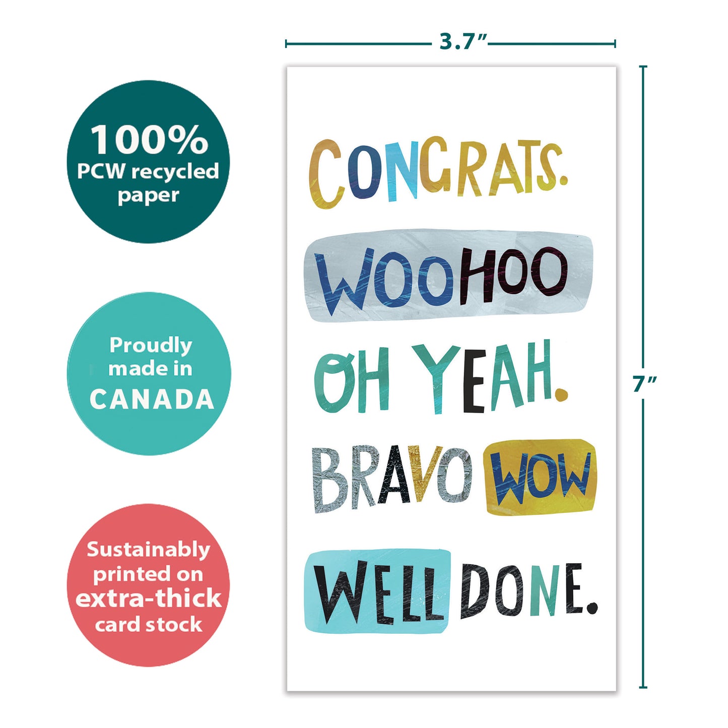 Woohoo Congrats Graduation Money Holder Card