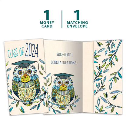 Graduation Owl Graduation Money Holder Card