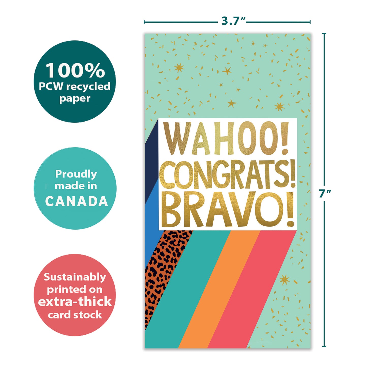 Bravo Congrats Graduation Money Holder Card