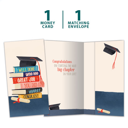 Hooray Congrats Graduation Money Holder Card