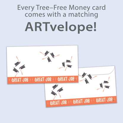Hooray Congrats Graduation Money Holder Card