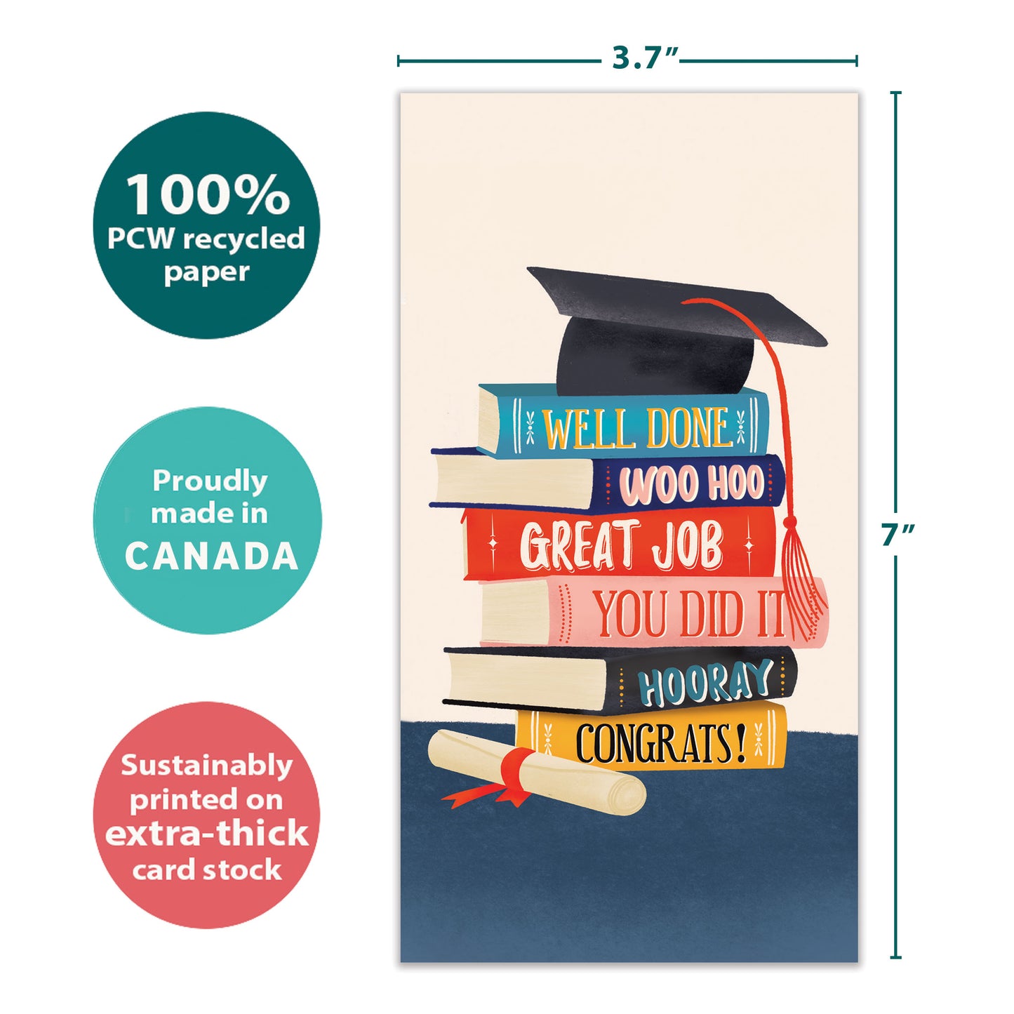 Hooray Congrats Graduation Money Holder Card
