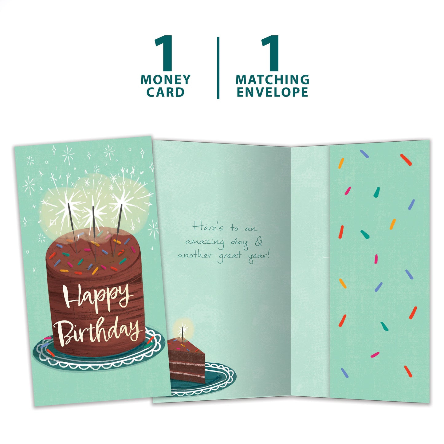 Amazing Cake Birthday Money Holder Card