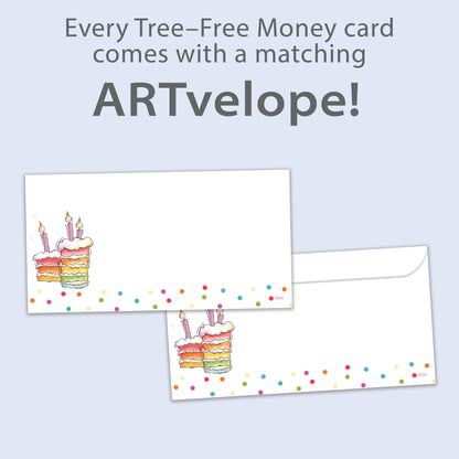 Cake Today Birthday Money Holder Card