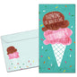 Freezer Ice Cream Birthday Money Holder Card