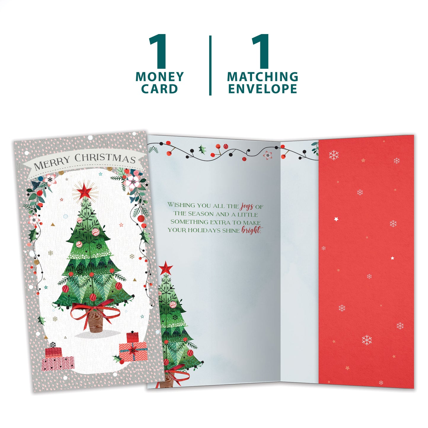 Extra Wishes Christmas Money Holder Card