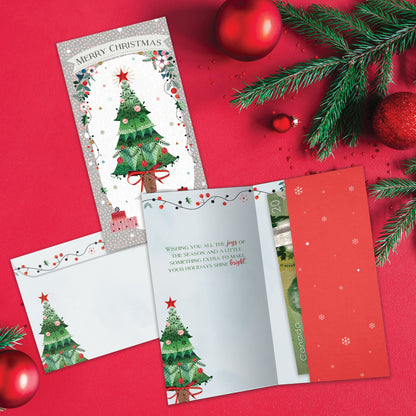 Extra Wishes Christmas Money Holder Card