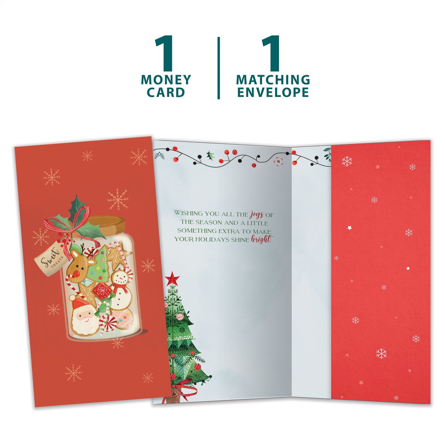 Sweeter Cookies Christmas Money Holder Card