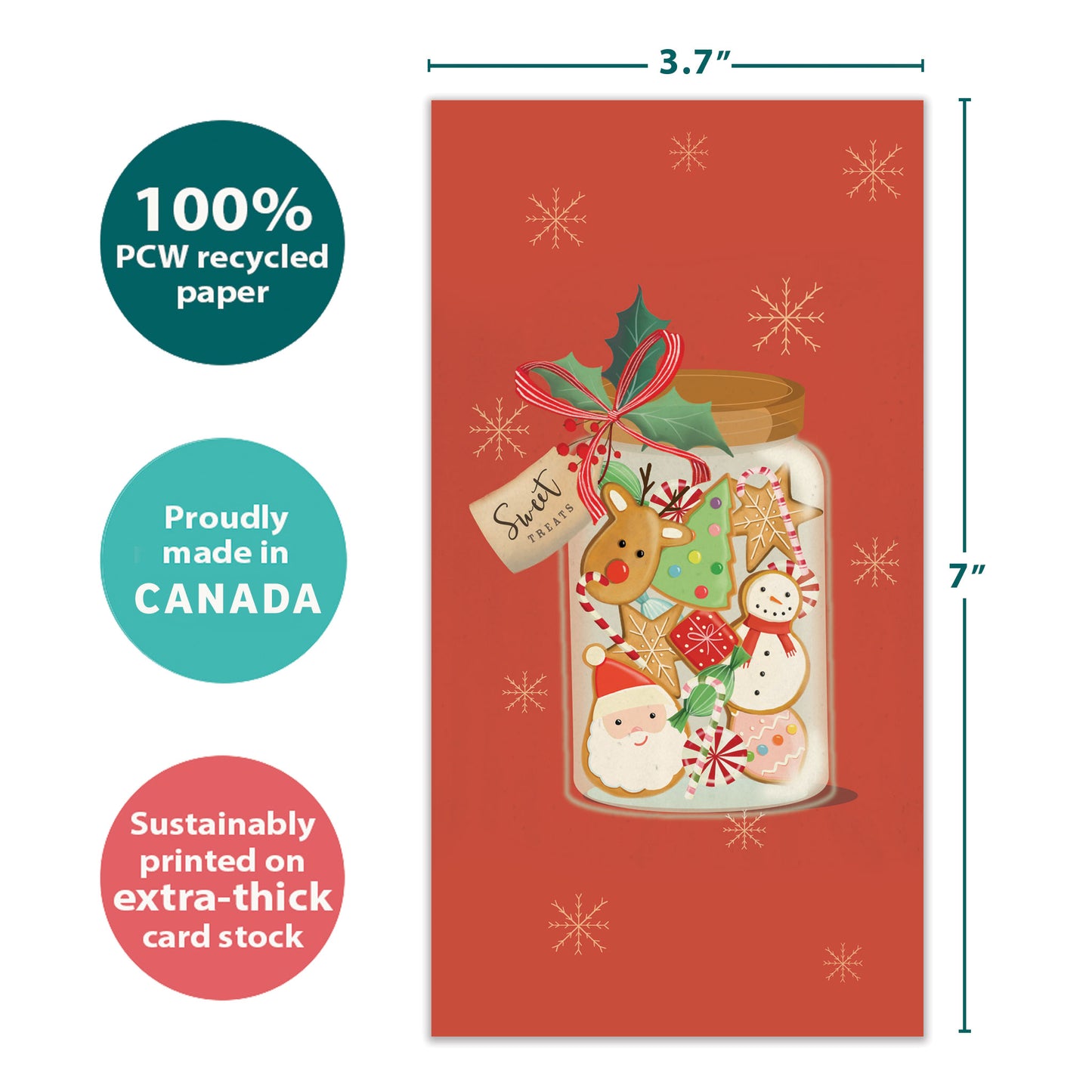 Sweeter Cookies Christmas Money Holder Card