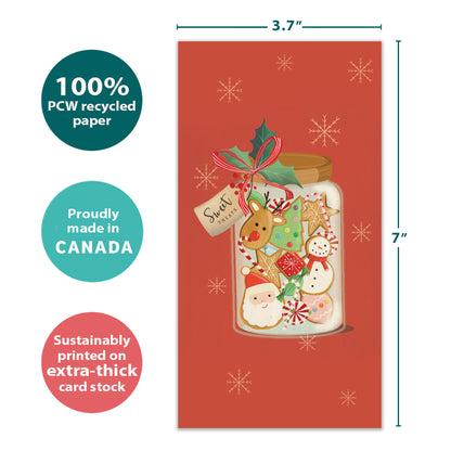 Sweeter Cookies Christmas Money Holder Card
