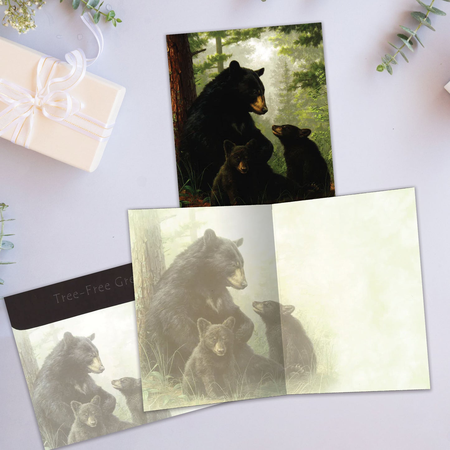 Carte Toutes les occasions Famille d'ours