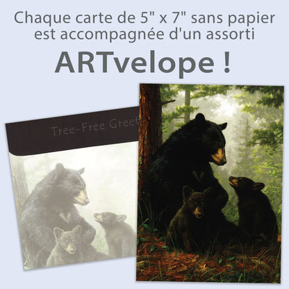 Carte Toutes les occasions Famille d'ours