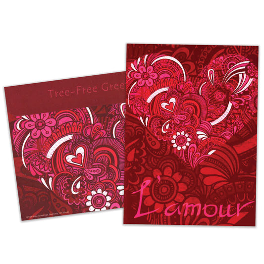 Carte Amour-Amitié Avec vous aimez la Saint-Valentin