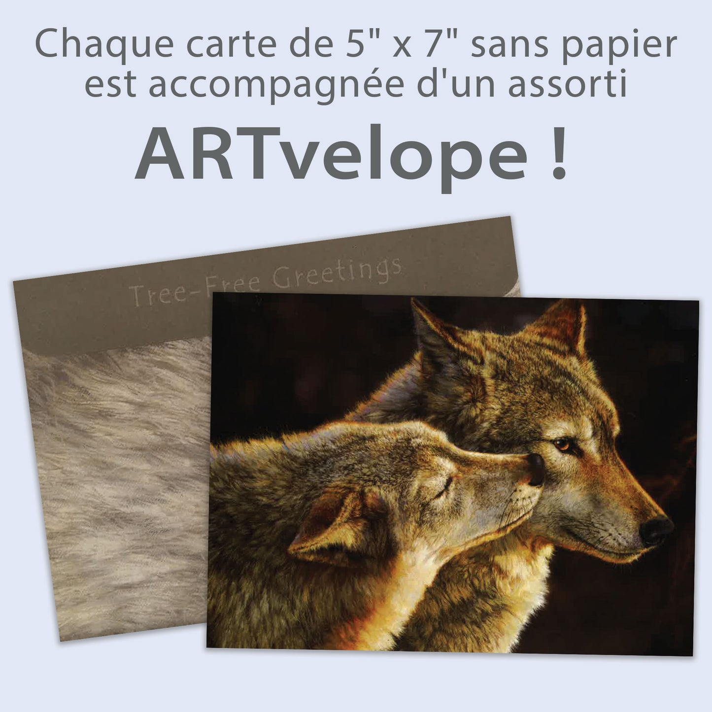 Carte Amour-Amitié Coeurs Sauvages