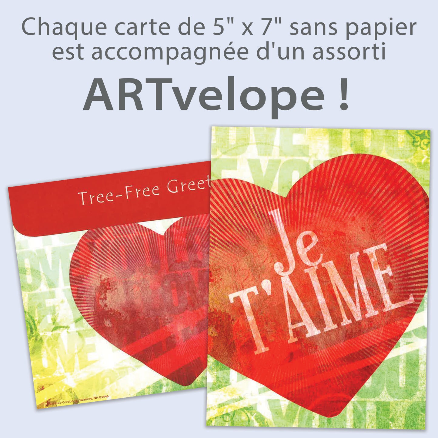 Carte Amour-Amitié Je t'aime