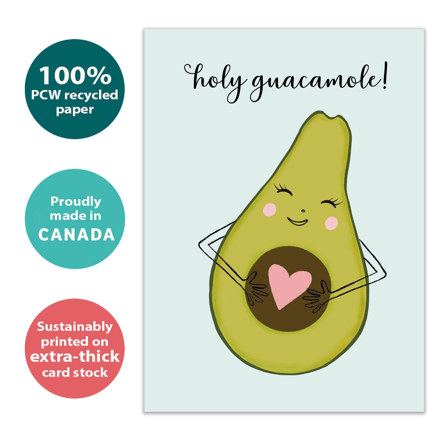 Avocado Mom New Baby Card