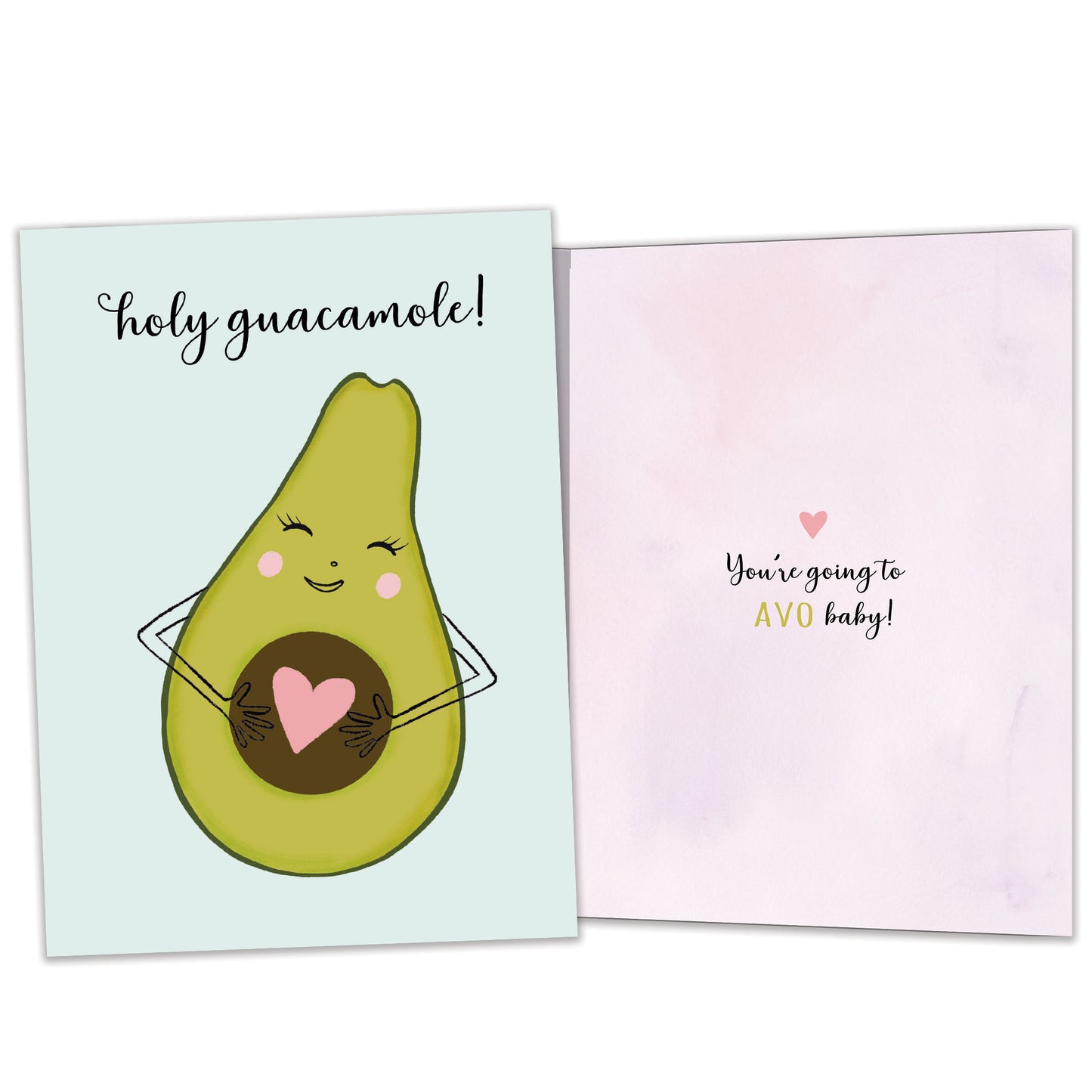 Avocado Mom New Baby Card