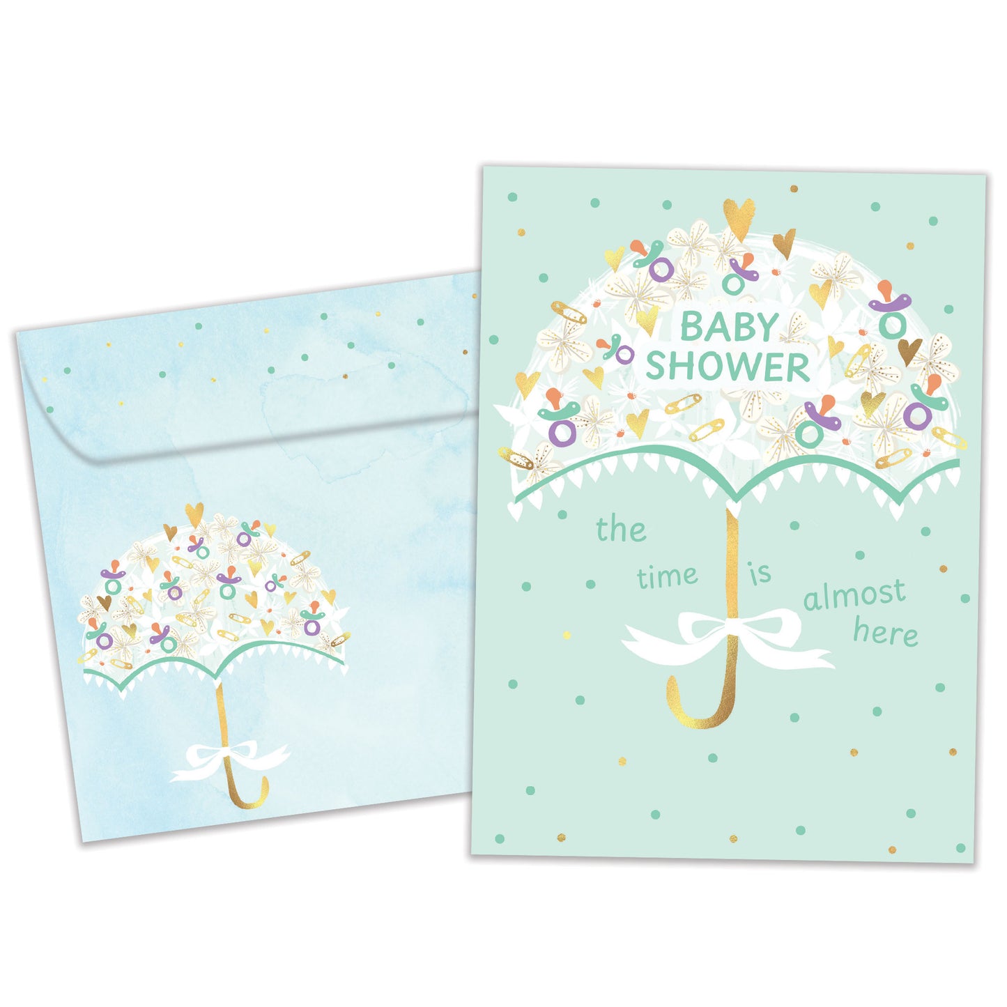 Baby Umbrella New Baby Card