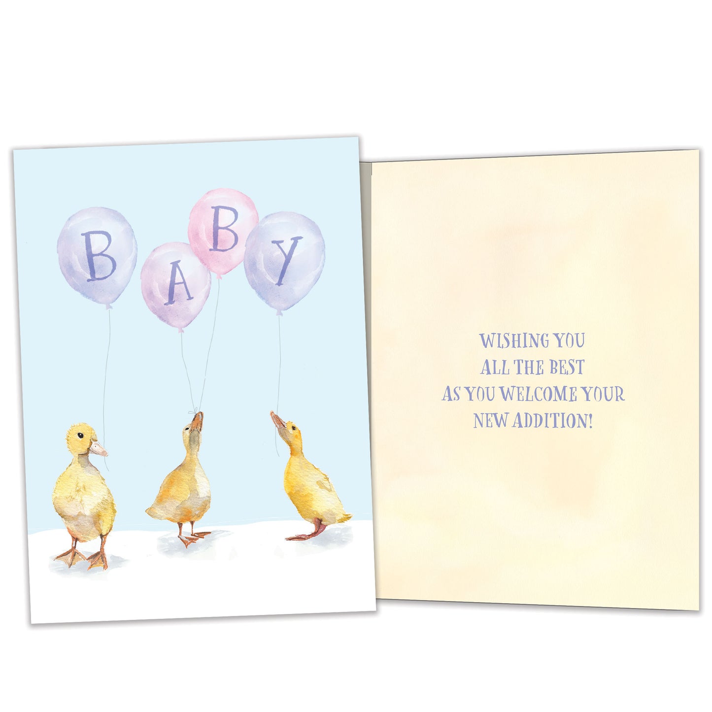 Baby Ducklings New Baby Card