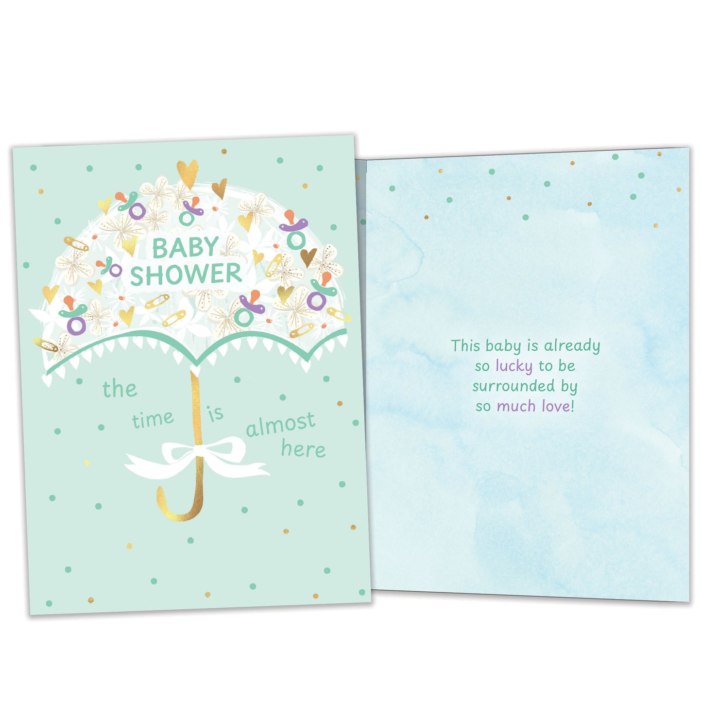 Baby Umbrella New Baby Card