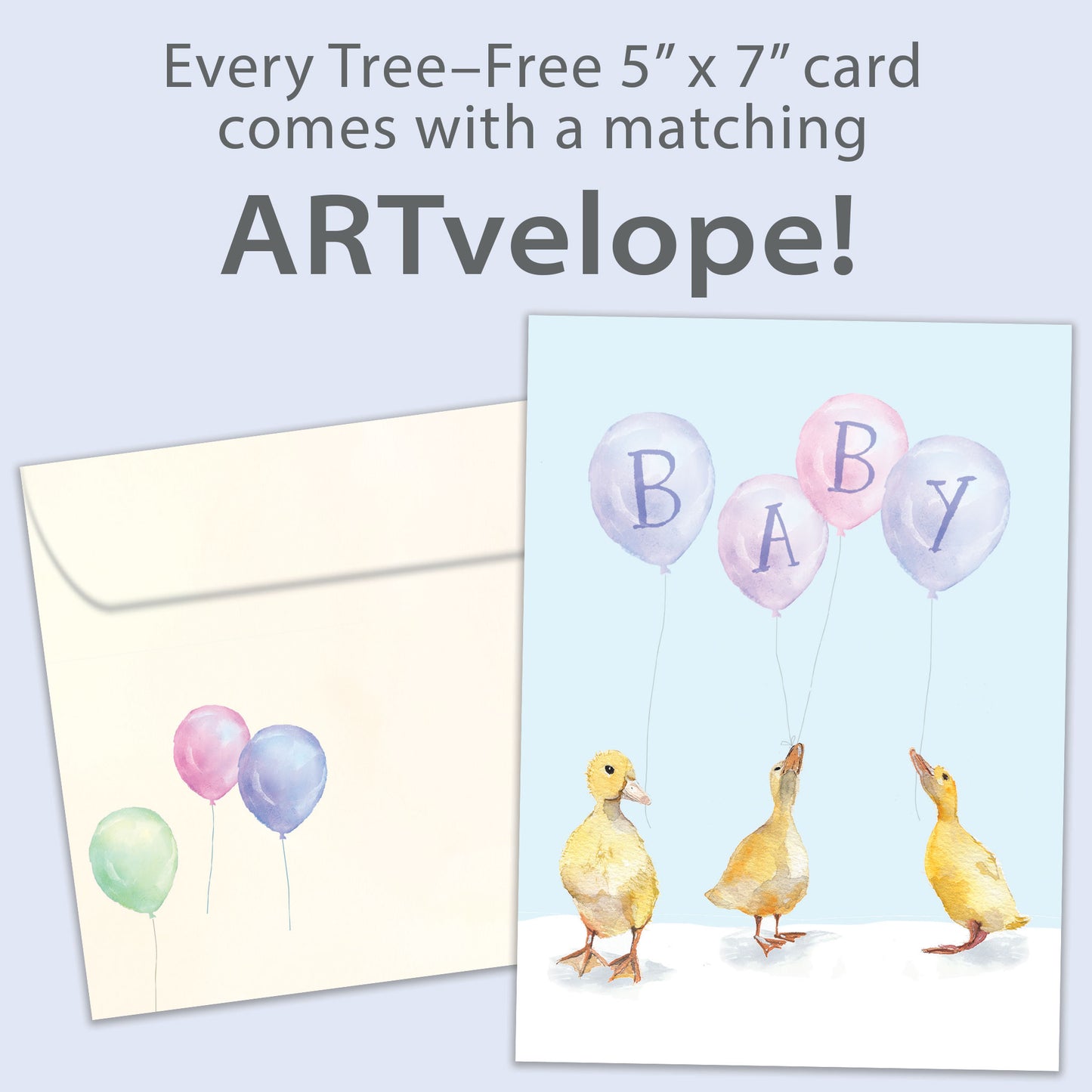 Baby Ducklings New Baby Card