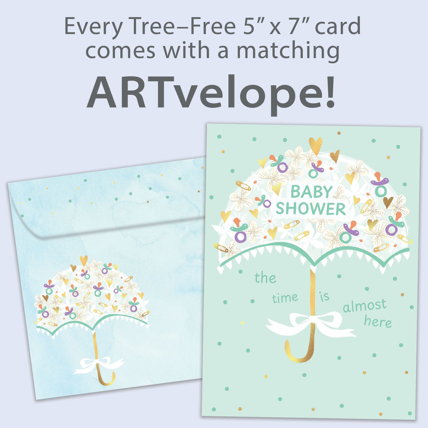 Baby Umbrella New Baby Card