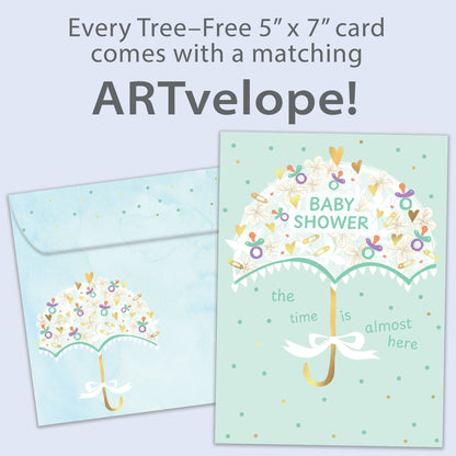 Baby Umbrella New Baby Card