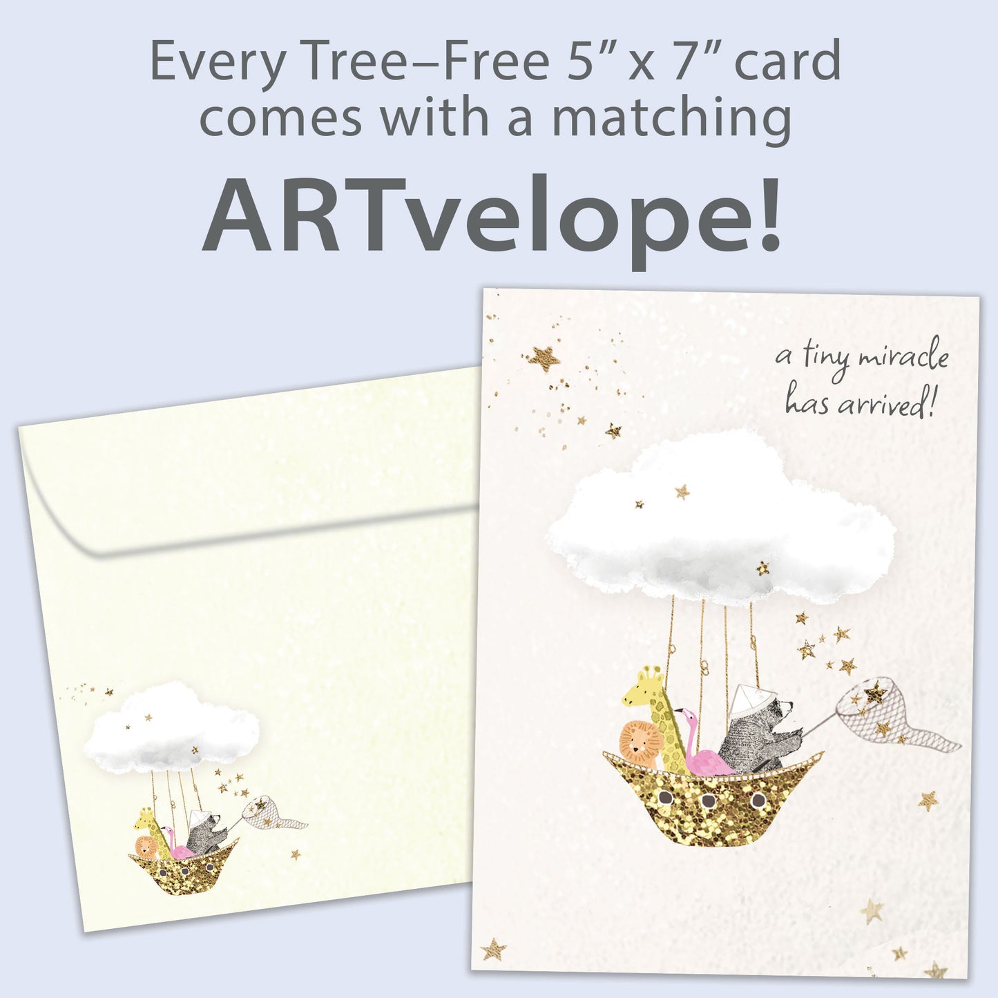 Tiny Miracle New Baby Card