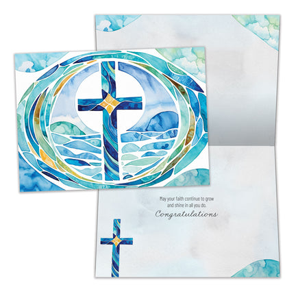 Growing Faith Baptism Card