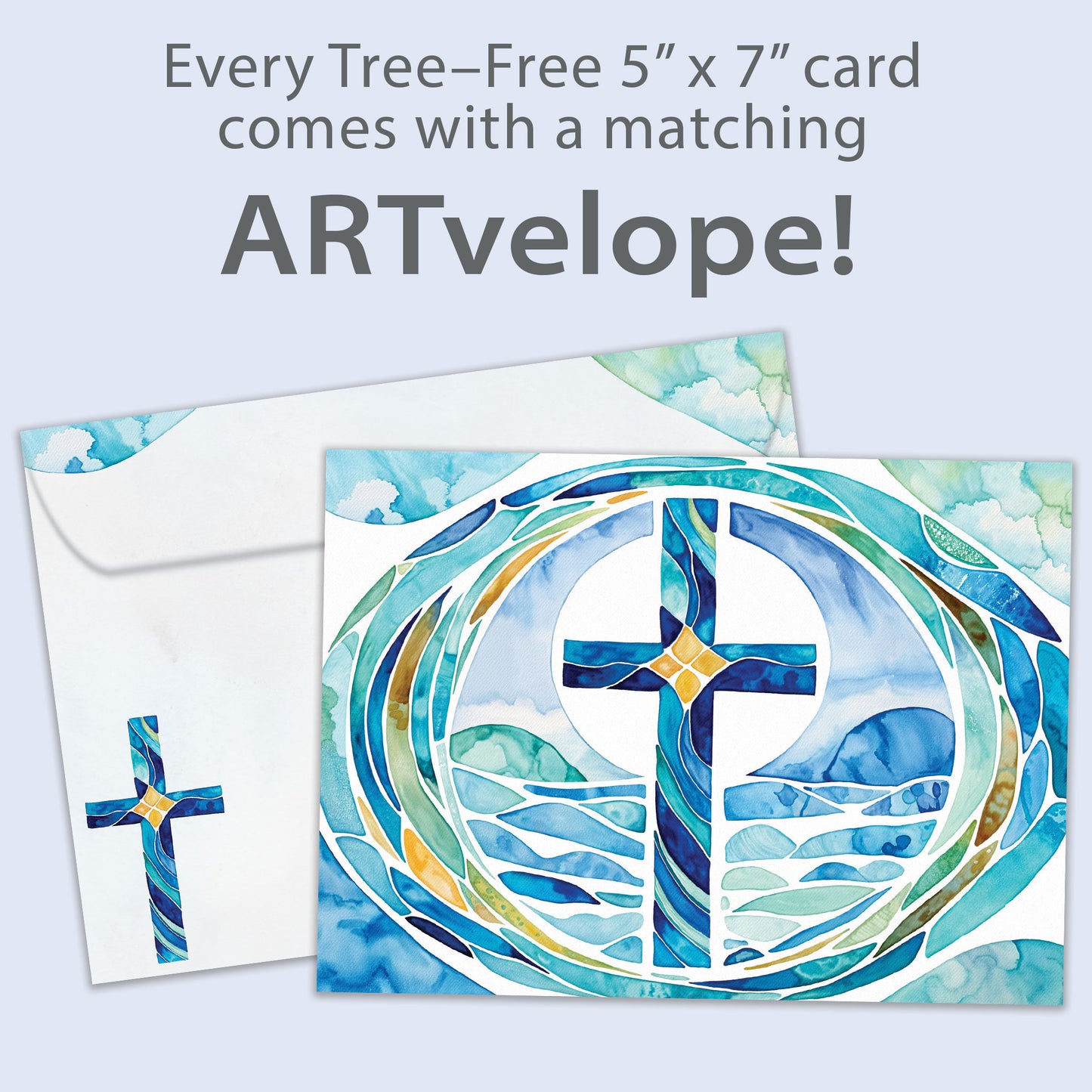 Growing Faith Baptism Card