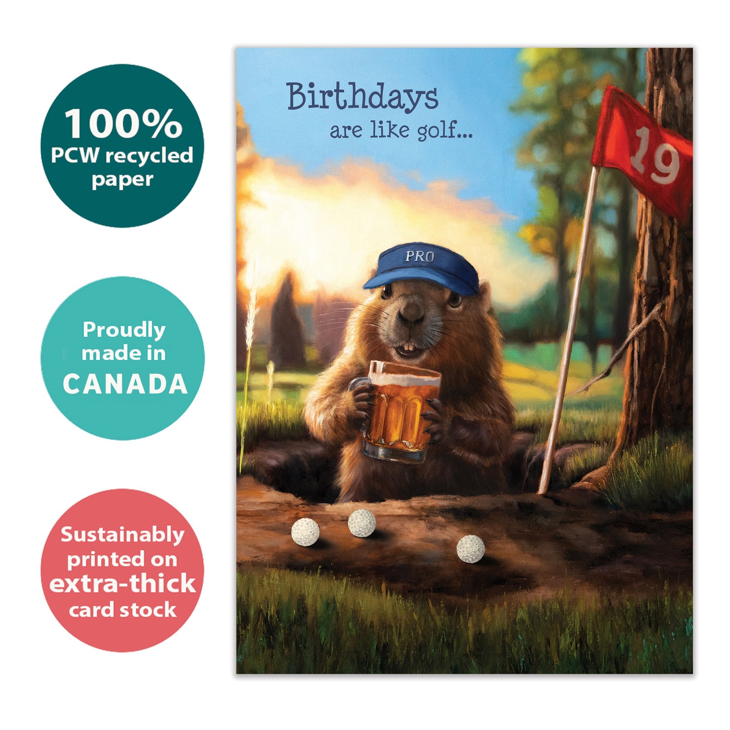 Like Golf Birthday Card