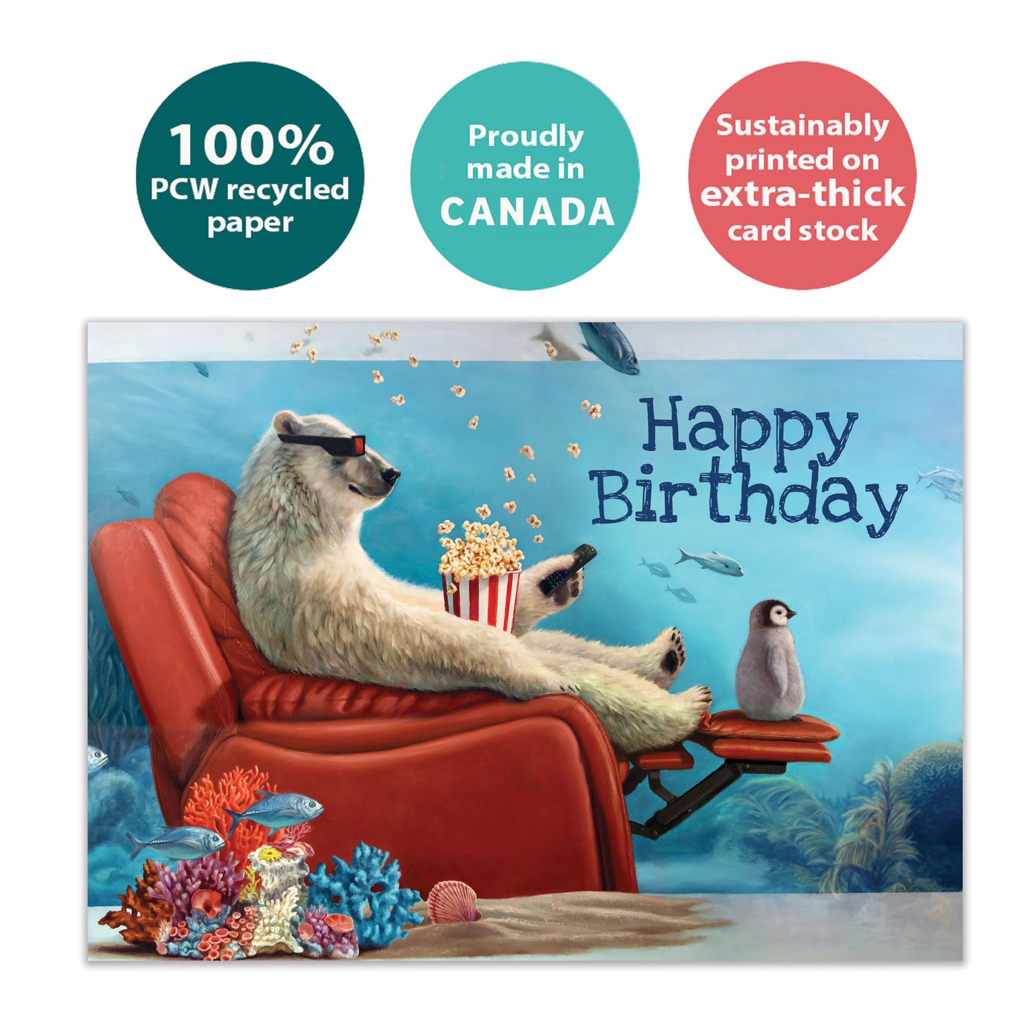 Kick Back Birthday Card