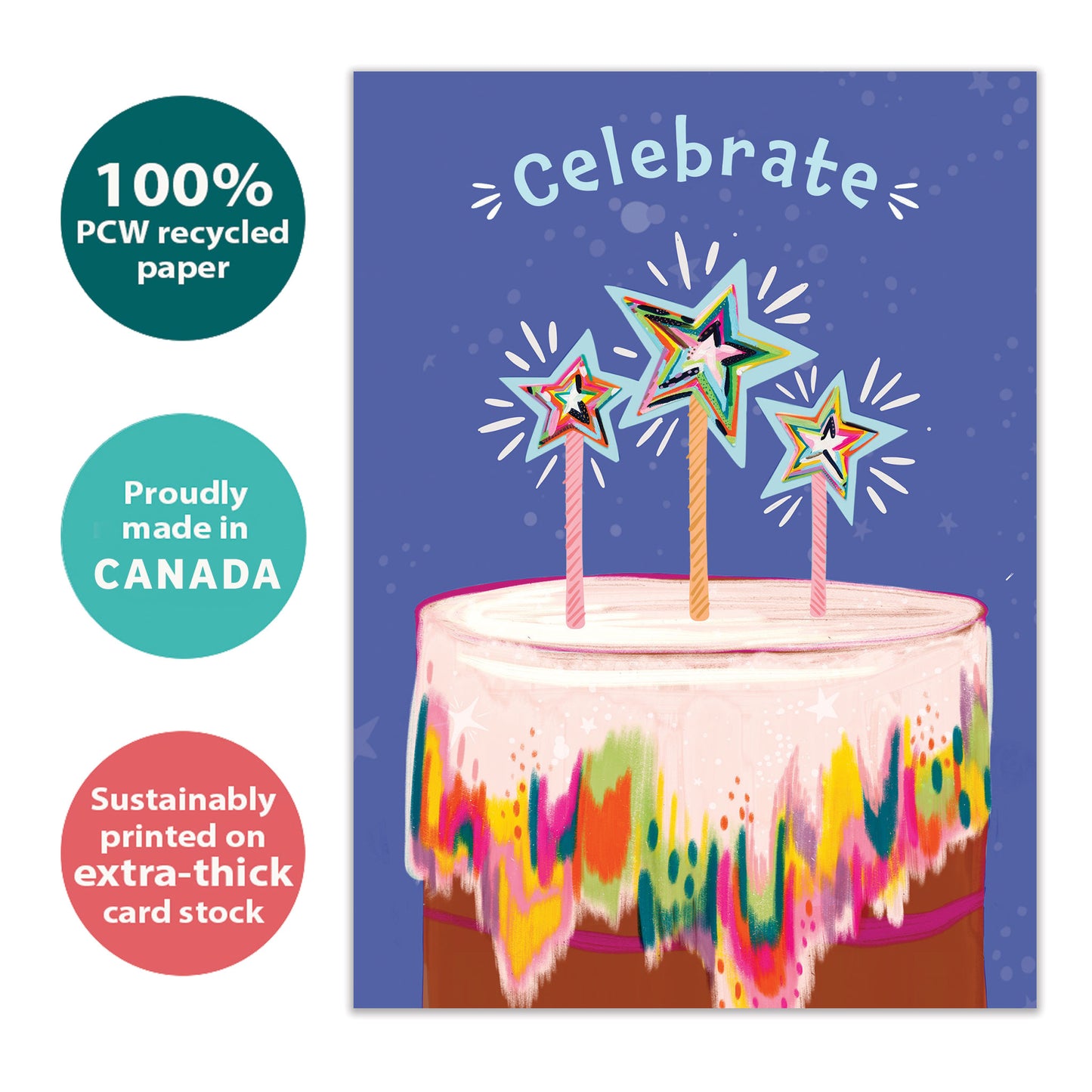 Celebrate Sparkle Birthday Card