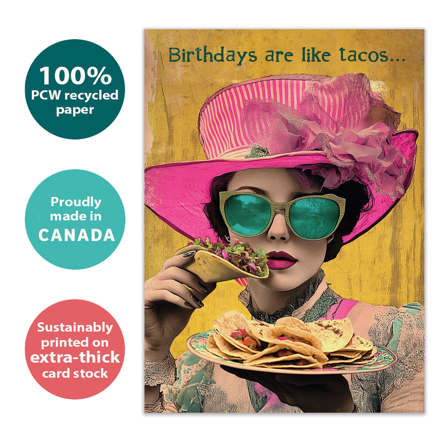 How Many Tacos Birthday Card