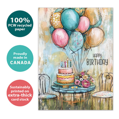 Joy Celebration Birthday Card