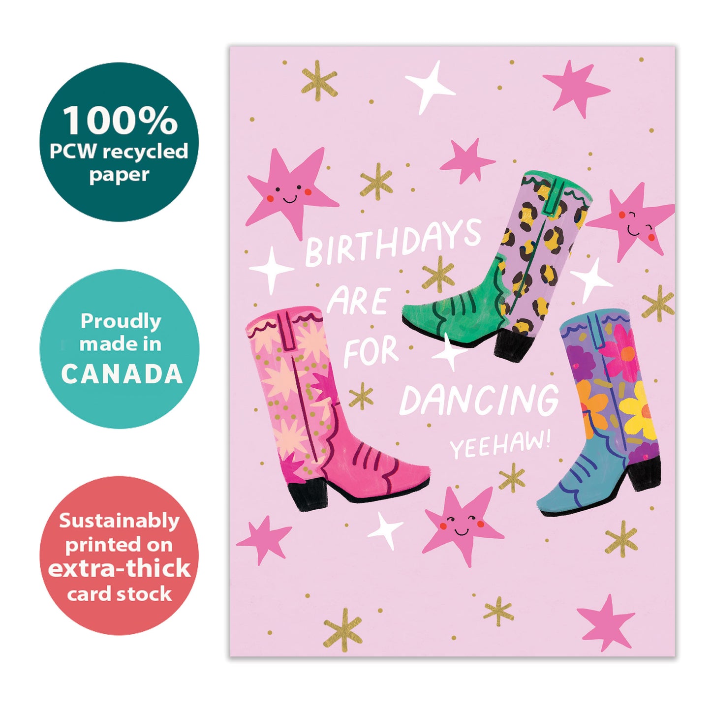 Yeehaw Birthday Card