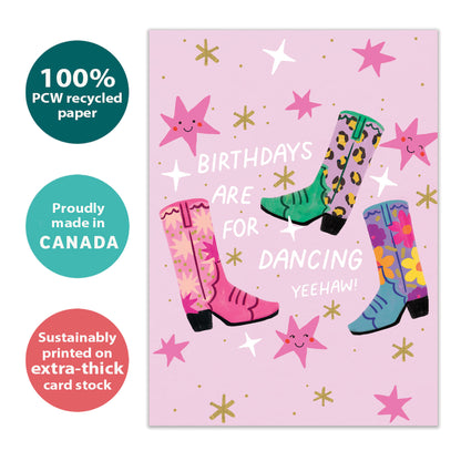 Yeehaw Birthday Card