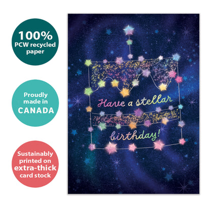 Stellar Cake Birthday Card