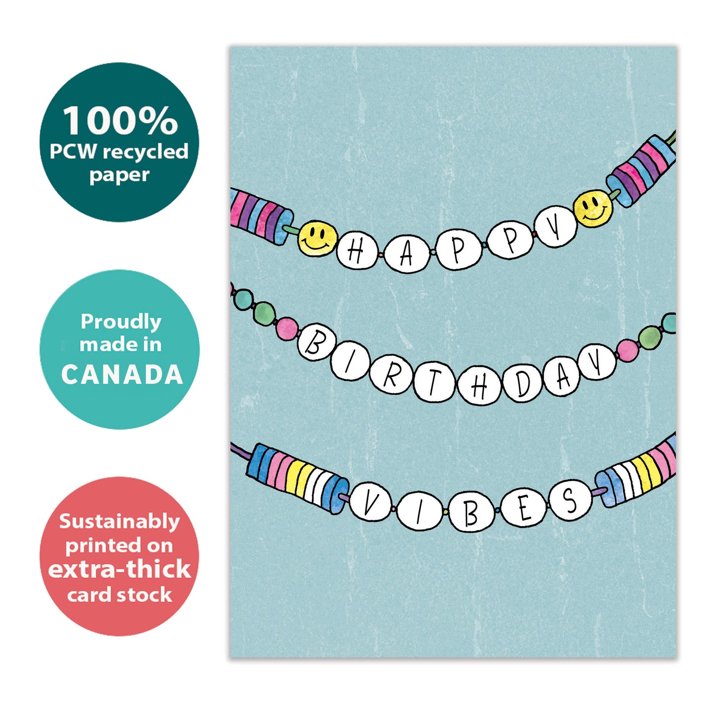 Friendship Bracelet Birthday Card