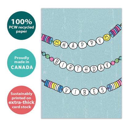 Friendship Bracelet Birthday Card