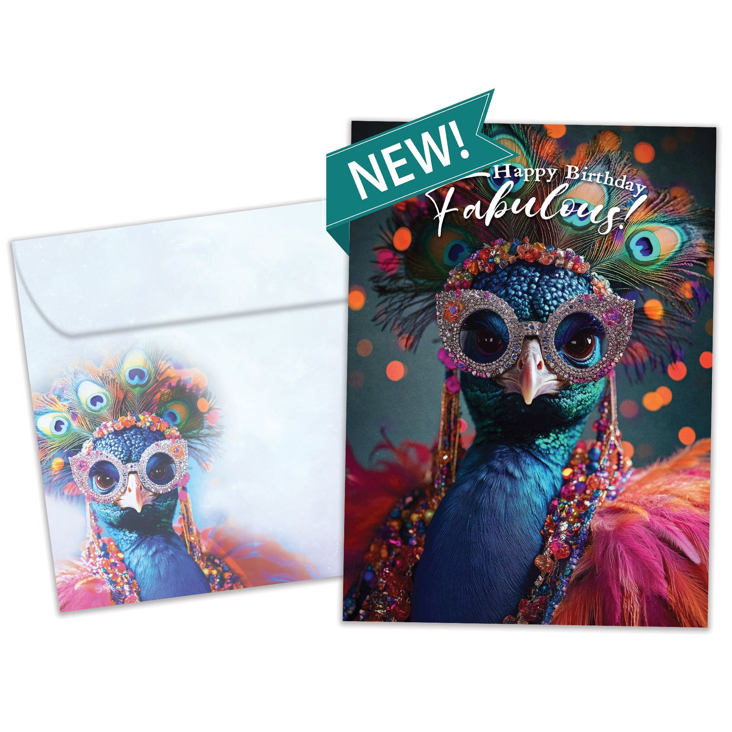Fabulous Peacock Birthday Card