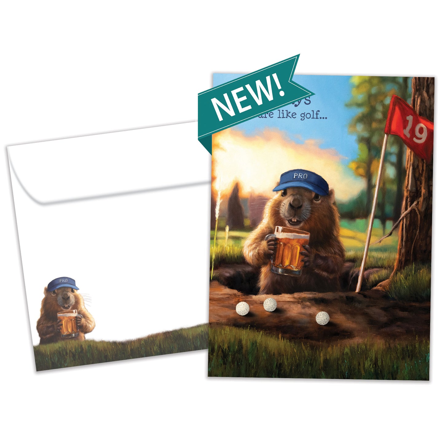 Like Golf Birthday Card